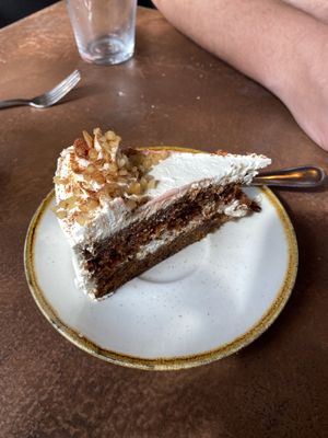Carrot cake ❤️  at Nordvegan in Oslo