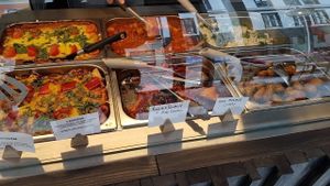 Main courses at Nordvegan in Oslo