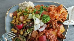 Mixed plate at Nordvegan in Oslo