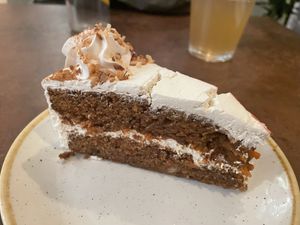 Carrot Cake was so good  at Nordvegan in Oslo