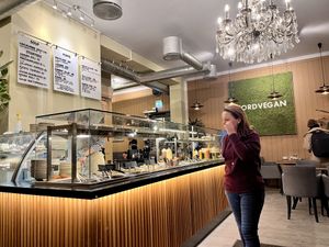 Buffet counter   at Nordvegan in Oslo