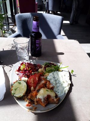 My meal! at Nordvegan in Oslo