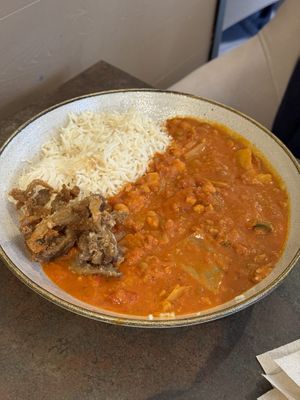 Curry  at Nordvegan in Oslo