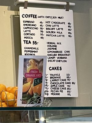 Desserts  at Nordvegan in Oslo