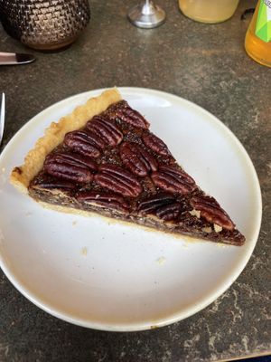 Pecan pie  at Nordvegan in Oslo