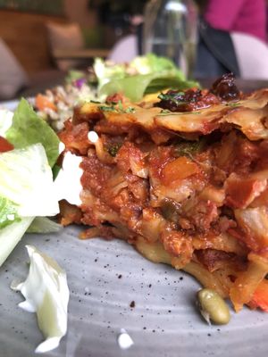 Lasagna  at Nordvegan in Oslo