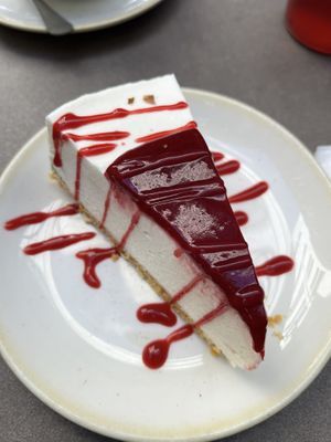 Cheesecake - delicious!  at Nordvegan in Oslo