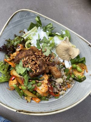 Buddha bowl (I think)  at Nordvegan in Oslo
