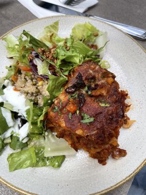 Lasagne  at Nordvegan in Oslo