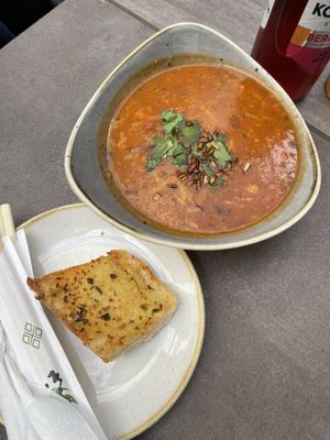 3 bean soupp  at Nordvegan in Oslo