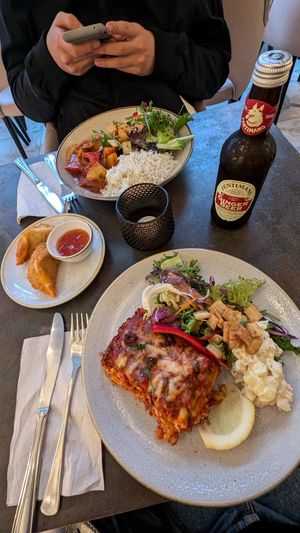 Gyoza, Lasagna & Japanese Curry at Nordvegan in Oslo