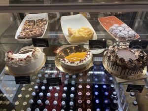 Cake cabinet   at Nordvegan in Oslo