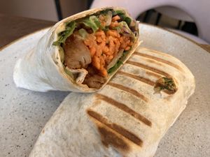 Bbq wrap  at Nordvegan in Oslo