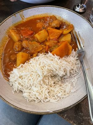 Gulasch   at Nordvegan in Oslo