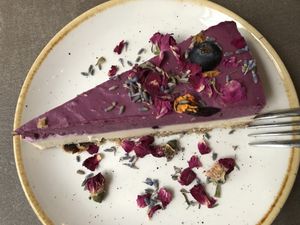 Cheesecake  at Nordvegan in Oslo