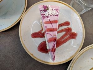 Awesome cheesecake! at Nordvegan in Oslo