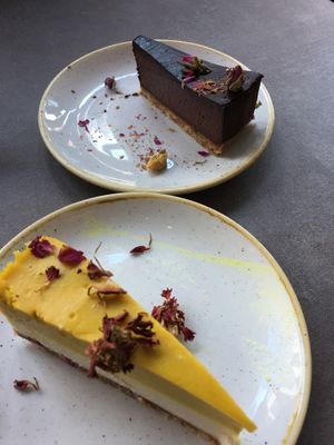 Cake at Nordvegan in Oslo