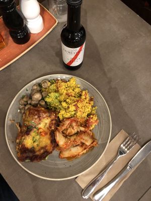 Lasagne  at Nordvegan in Oslo