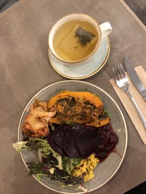 Kürbis gefüllt  at Nordvegan in Oslo