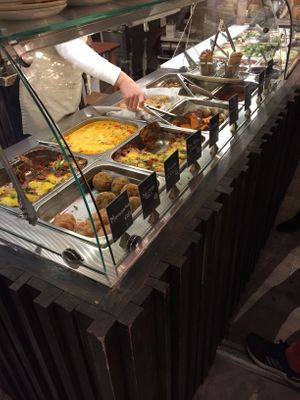 Food options  at Nordvegan in Oslo