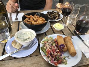 tapas at Le Faitout Vegan in Paris