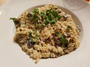 Risotto at Le Faitout Vegan in Paris