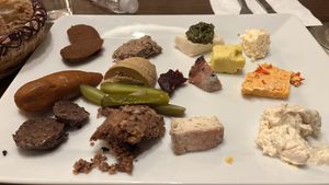 Charcuterie and Cheese board at Le Faitout Vegan in Paris