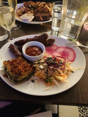 Plate of the day  at Le Faitout Vegan in Paris