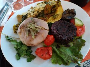 Plat du jour, last Septembre at Le Faitout Vegan in Paris