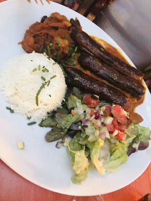 Rougail saucisses at Le Faitout Vegan in Paris