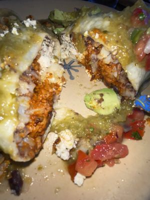 Burrito with soy chorizo  at Snooze in Houston