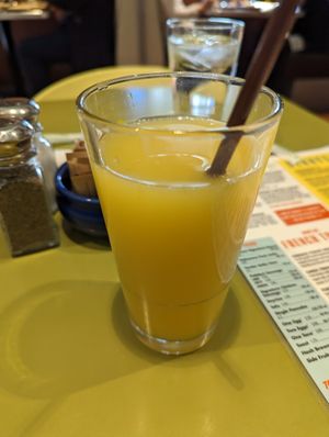 Orange juice. at Snooze in Houston