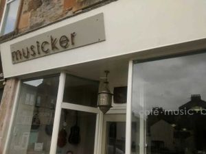 Cafe exterior at Musicker in Isle Of Bute