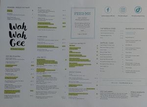 Vegan options on the menu are highlighted at Wah Wah Gee in Geelong