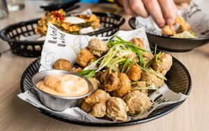 Fried Mushrooms at Wah Wah Gee in Geelong