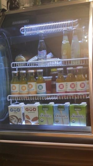 The non vegan milk used in the food at Aura Vegana at Aura Vegana in Mexico City