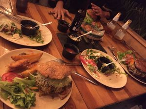 Bland burgers and awful potatoes at Aura Vegana in Mexico City