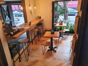 Inside at Aura Vegana in Mexico City