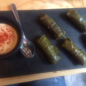 hoja de parra  at Aura Vegana in Mexico City