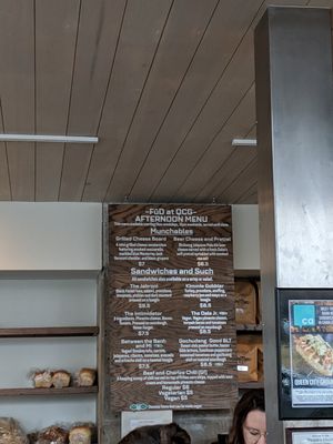 Menu at FūD on the MūV in Charlotte