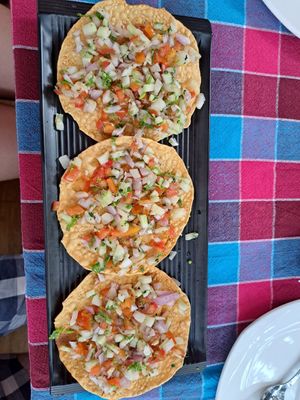 Masala Papad at Avocado Garden in Palolem