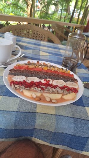 Smoothie bowl at Avocado Garden in Palolem