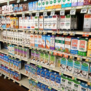 plantmilks 😳 at Sprouts Farmers Market in Simi Valley