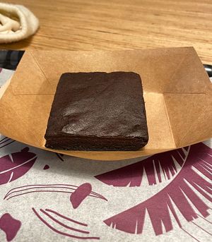 Brownie  at Las Vegan's - Kazinczy Trailer in Budapest