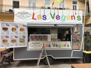 Las vegans food truck at Las Vegan's - Kazinczy Trailer in Budapest