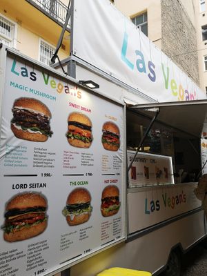 Front truck at Las Vegan's - Kazinczy Trailer in Budapest