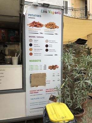 Menu 2 at Las Vegan's - Kazinczy Trailer in Budapest