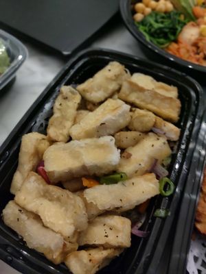 King mushrooms at Ginger Root in New York City
