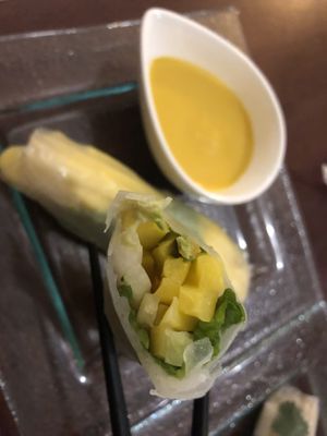02. Mango roll  at Ginger Root in New York City