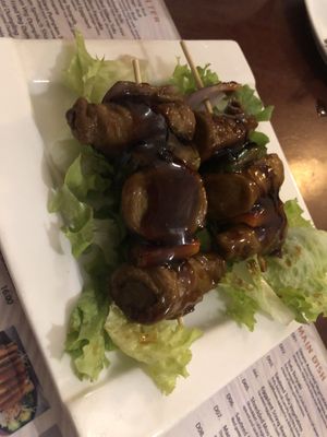 21. Seitan skewer   at Ginger Root in New York City